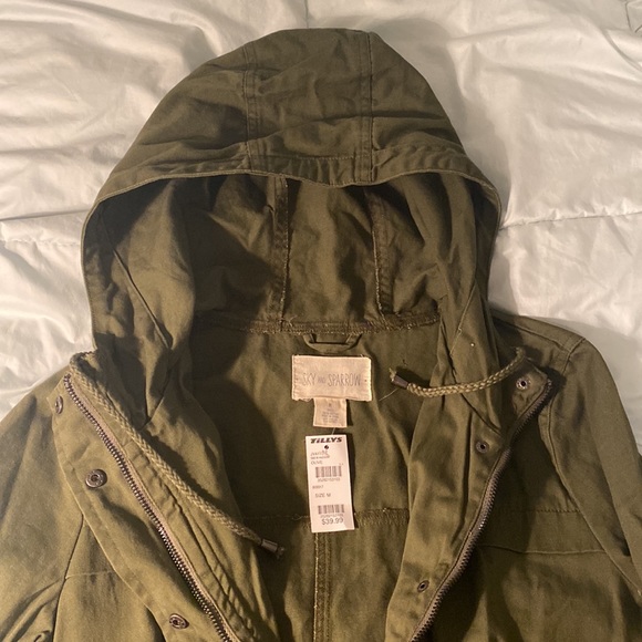 Sky and Sparrow Green Anorak Jacket - Picture 2 of 2